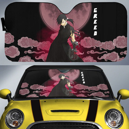 Greed Car Sunshade Custom Fullmetal Alchemist Anime Car Accessories - Gearcarcover - 1
