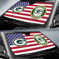 Green Bay Packers Car Sunshade Custom Car Decor Accessories - Gearcarcover - 2