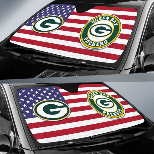 Green Bay Packers Car Sunshade Custom Car Decor Accessories - Gearcarcover - 2