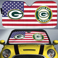 Green Bay Packers Car Sunshade Custom Car Decor Accessories - Gearcarcover - 1