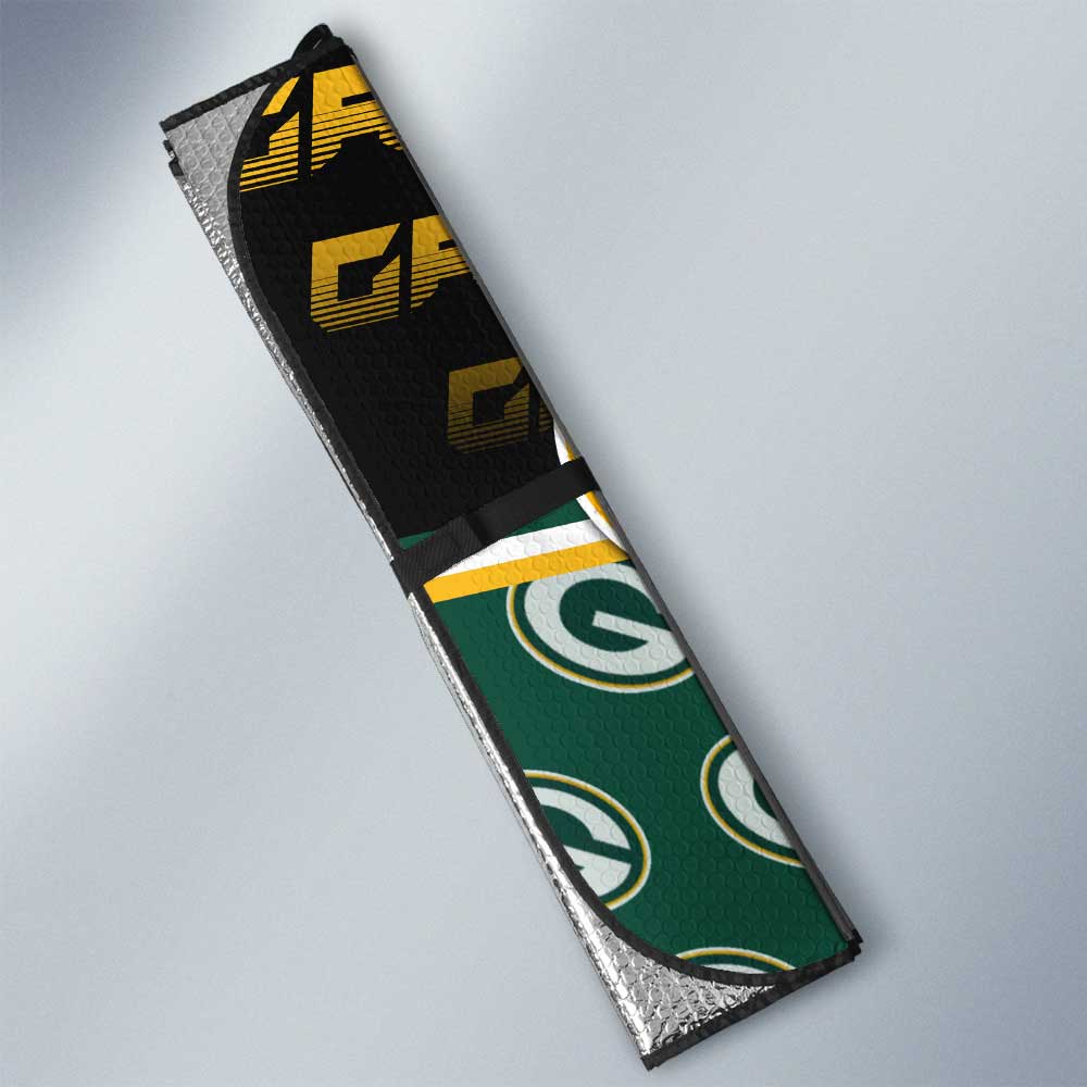 Green Bay Packers Car Sunshade Custom Car Interior Accessories - Gearcarcover - 3