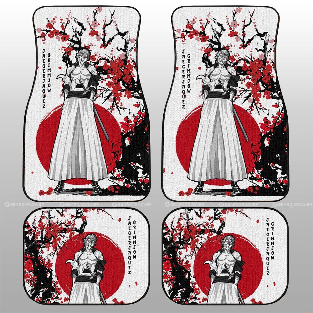 Grimmjow Jaegerjaquez Car Floor Mats Custom Japan Style Anime Bleach Car Interior Accessories - Gearcarcover - 2