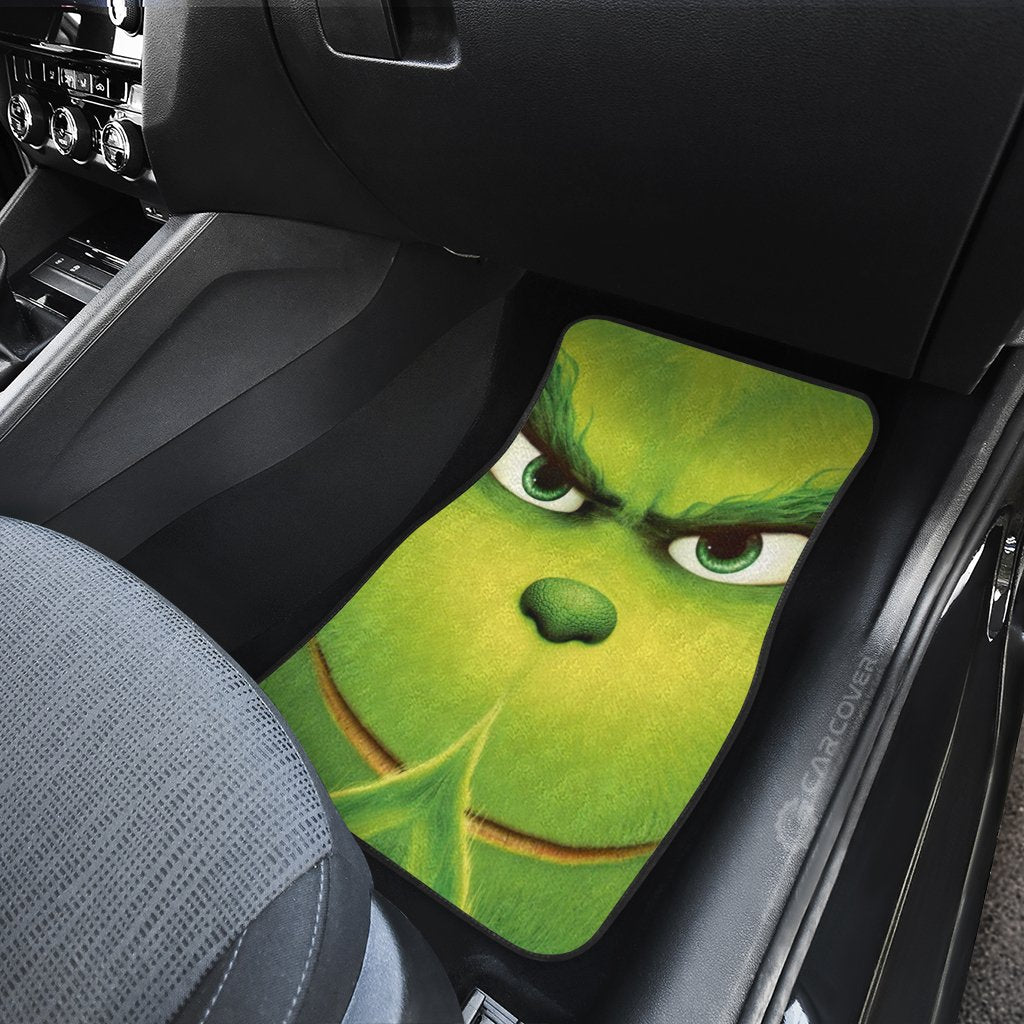 Grinch Car Floor Mats Custom Car Interior Accessories Christmas Decorations - Gearcarcover - 4