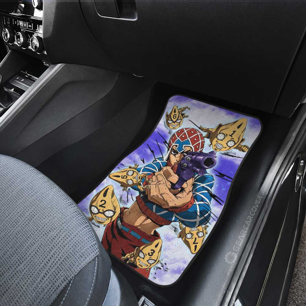 Guido Mista Car Floor Mats Custom Jojo's Bizarre Adventures Anime - Gearcarcover - 3