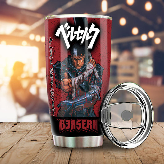 Guts Tumbler Cup Custom Berserk Anime Car Accessories - Gearcarcover - 2