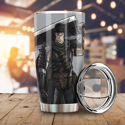 Guts Tumbler Cup Custom Main Hero Berserk Anime Car Accessories - Gearcarcover - 1
