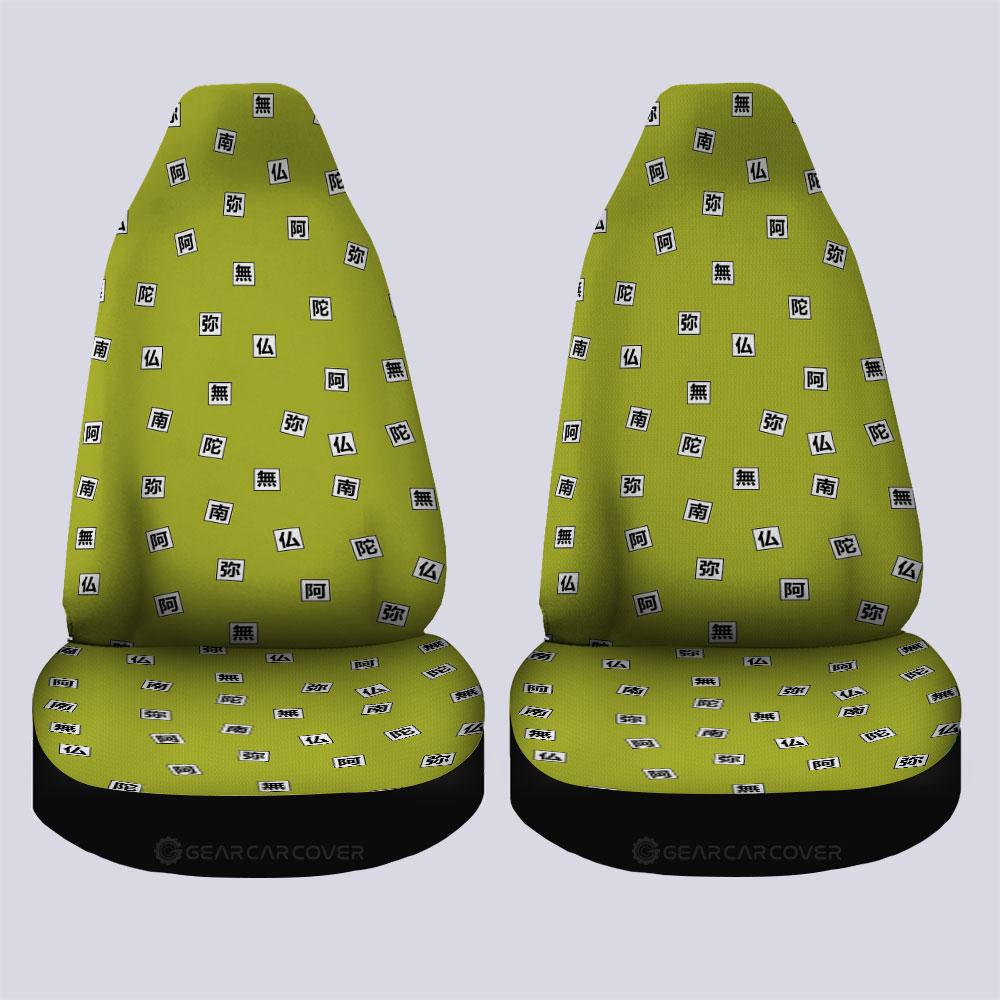 Gyomei Himejima Uniform Car Seat Covers Custom Demon Slayer Anime Car Accessories - Gearcarcover - 4