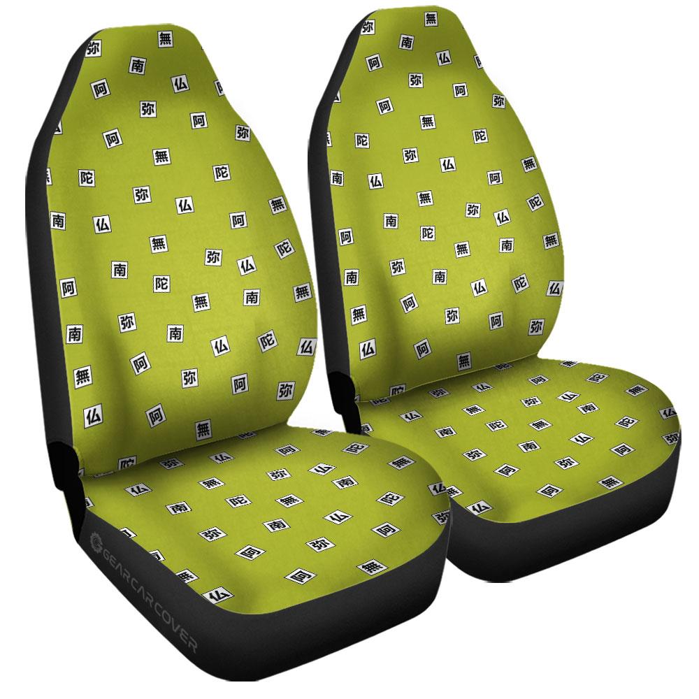 Gyomei Himejima Uniform Car Seat Covers Custom Demon Slayer Anime Car Accessories - Gearcarcover - 3