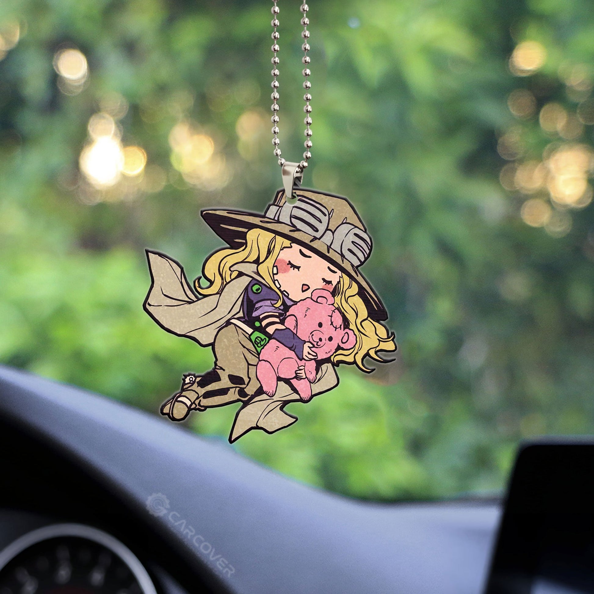 Gyro Zeppeli Ornament Custom JoJo's Bizarre Adventure Anime Car Accessories - Gearcarcover - 2