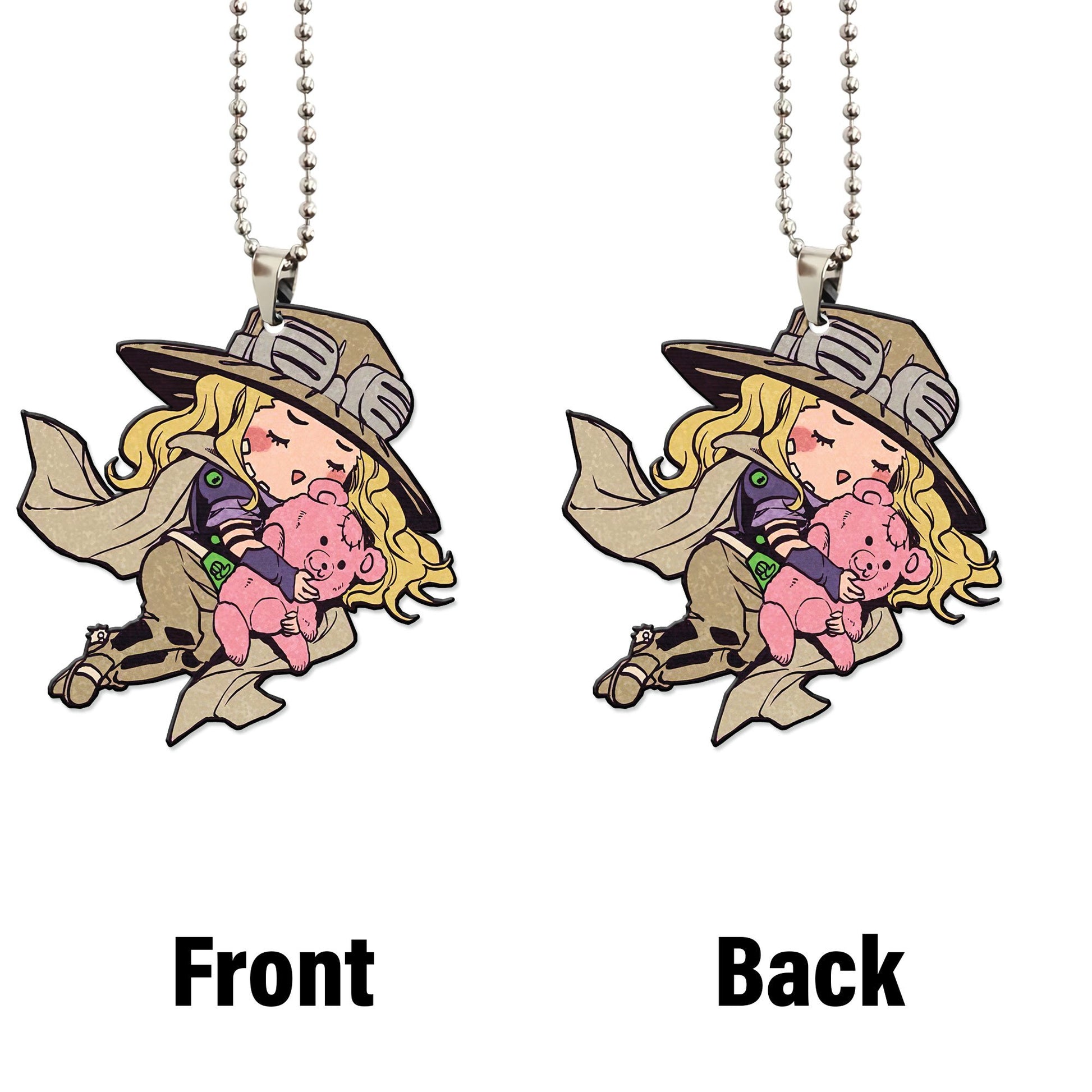 Gyro Zeppeli Ornament Custom JoJo's Bizarre Adventure Anime Car Accessories - Gearcarcover - 4