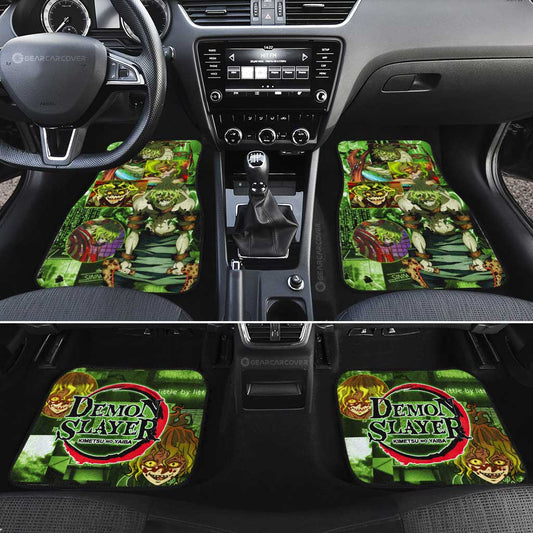 Gyutaro Car Floor Mats Custom Demon Slayer Anime - Gearcarcover - 2