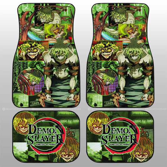 Gyutaro Car Floor Mats Custom Demon Slayer Anime - Gearcarcover - 1
