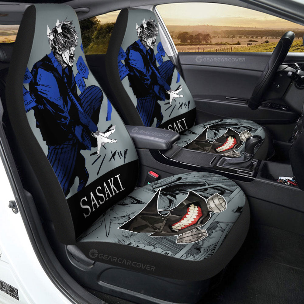 Haise Sasaki Car Seat Covers Custom Tokyo Ghoul Anime Car Accessories - Gearcarcover - 3