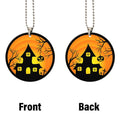 Halloween Creepy House Ornament Custom Car Accessories - Gearcarcover - 4