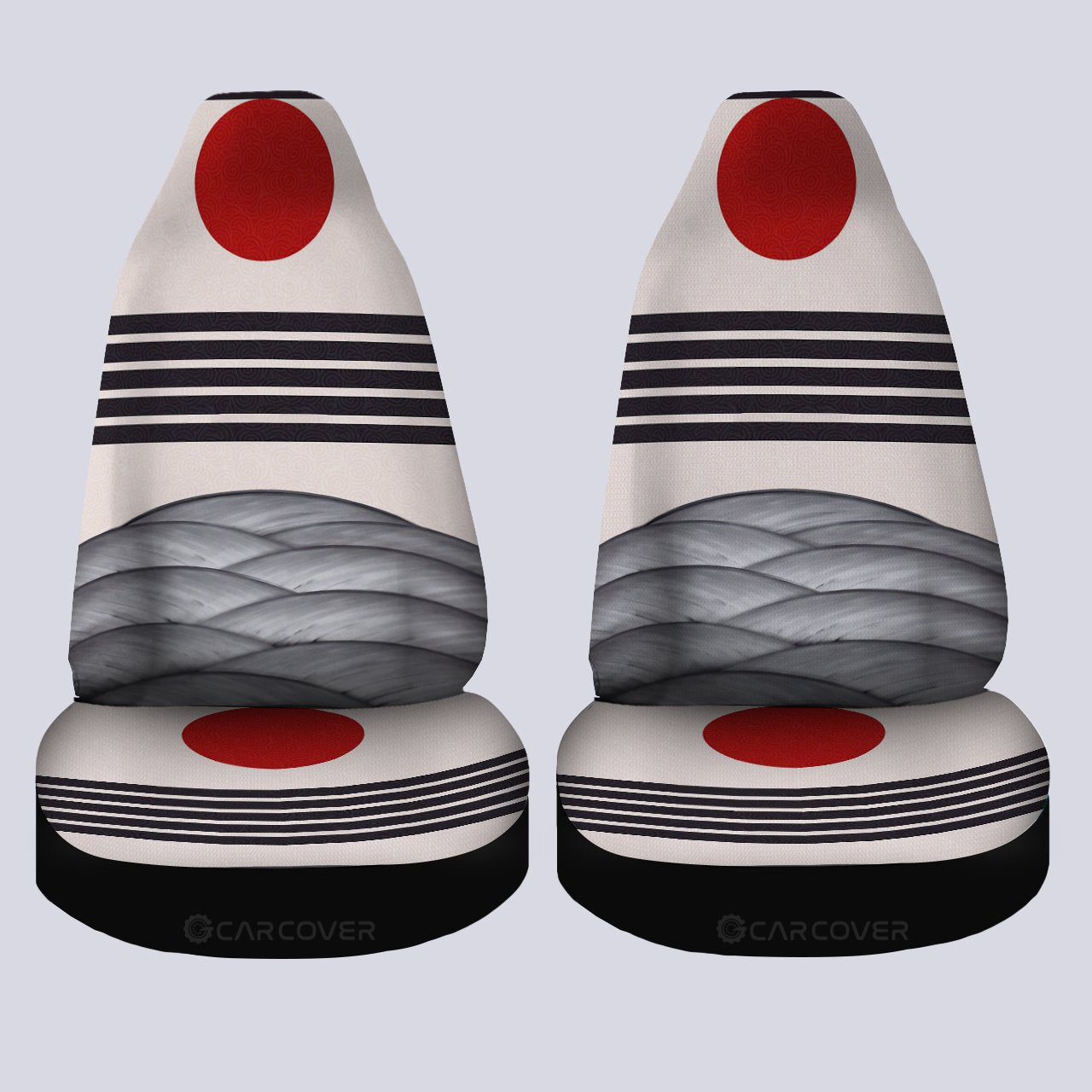 Hanafuda Rising Sun Car Seat Covers Custom Car Interior Accessories - Gearcarcover - 4