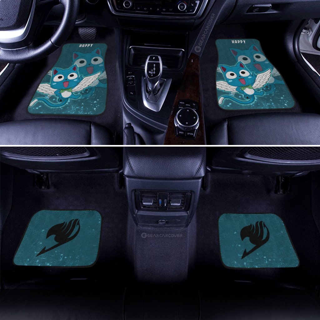 Happy Car Floor Mats Custom Fairy Tail Anime Car Accessories - Gearcarcover - 3
