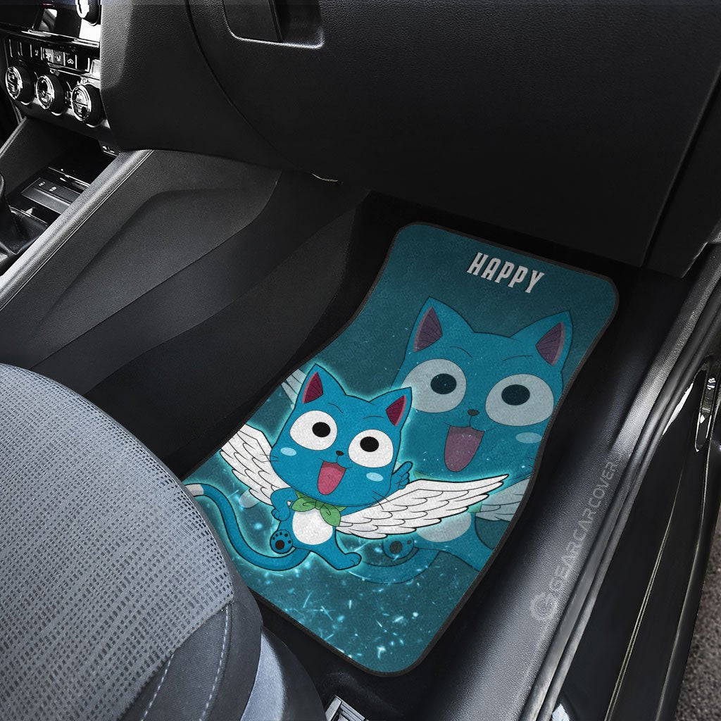 Happy Car Floor Mats Custom Fairy Tail Anime Car Accessories - Gearcarcover - 4