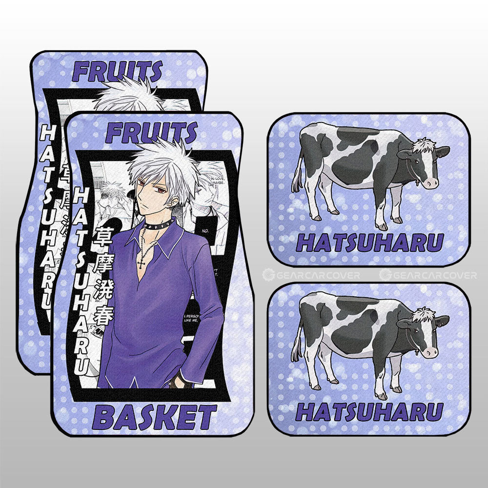 Hatsuharu Sohma Car Floor Mats Custom Fruits Basket Anime Car Accessories - Gearcarcover - 3