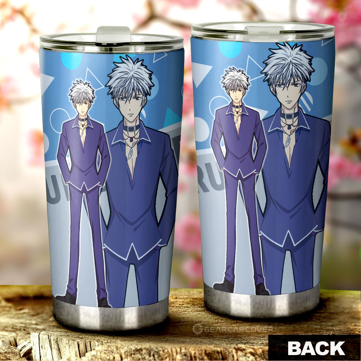 Hatsuharu Sohma Tumbler Cup Custom Fruit Basket Anime Car Accessories - Gearcarcover - 3