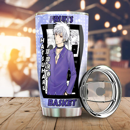 Hatsuharu Sohma Tumbler Cup Custom Fruits Basket Anime Car Interior Accessories - Gearcarcover - 1