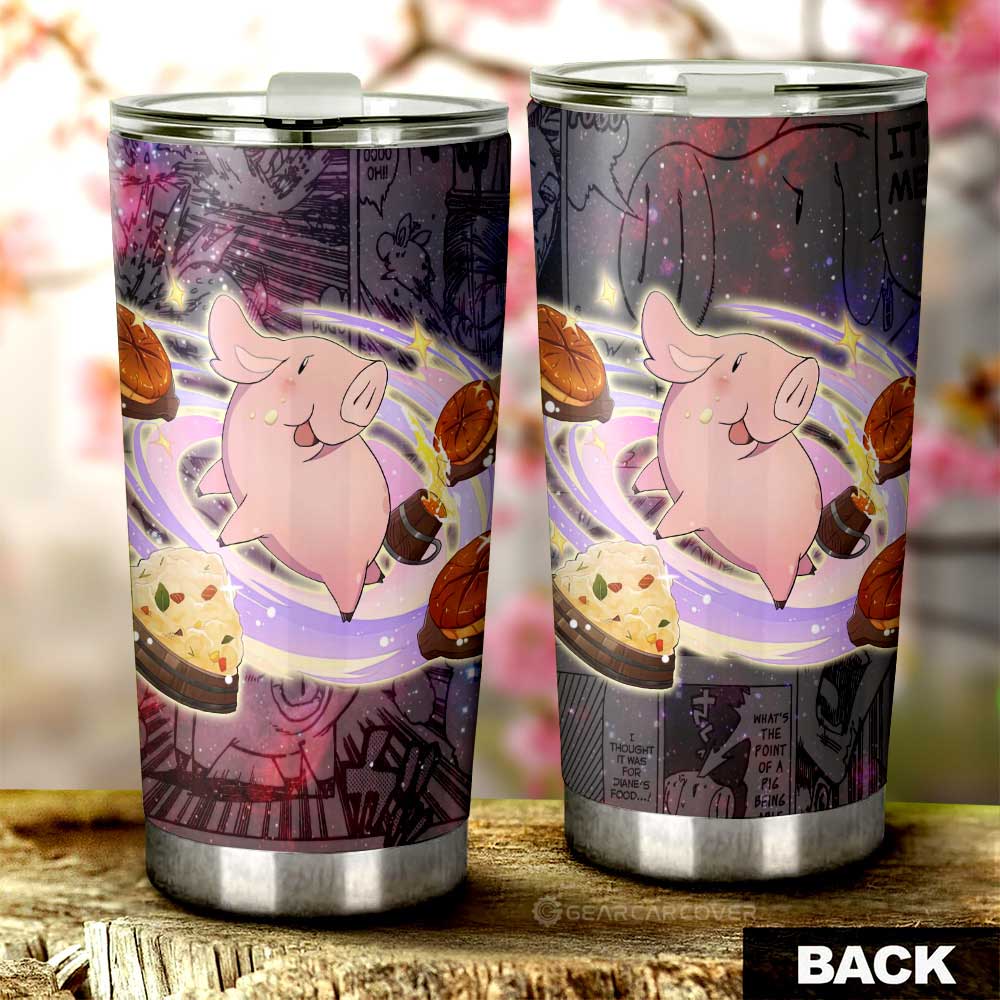 Hawk Tumbler Cup Custom Seven Deadly Sins Anime Galaxy Manga Style - Gearcarcover - 3