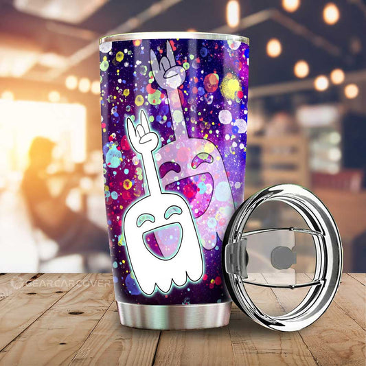 Hi Five Ghost Tumbler Cup Custom Regular Show Cartoon - Gearcarcover - 1