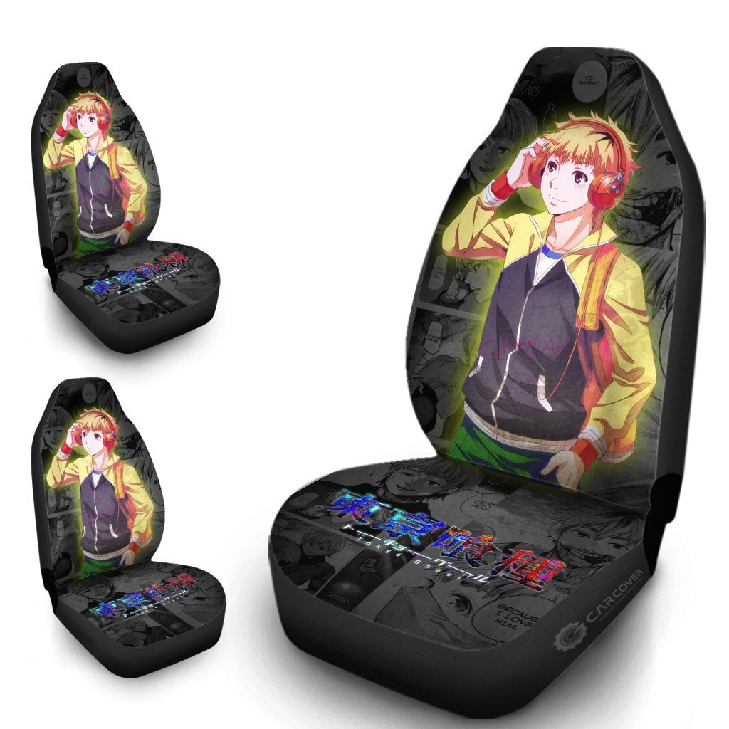 Hideyoshi Nagachika Car Seat Covers Custom Anime Tokyo Ghoul Car Interior Accessories - Gearcarcover - 4