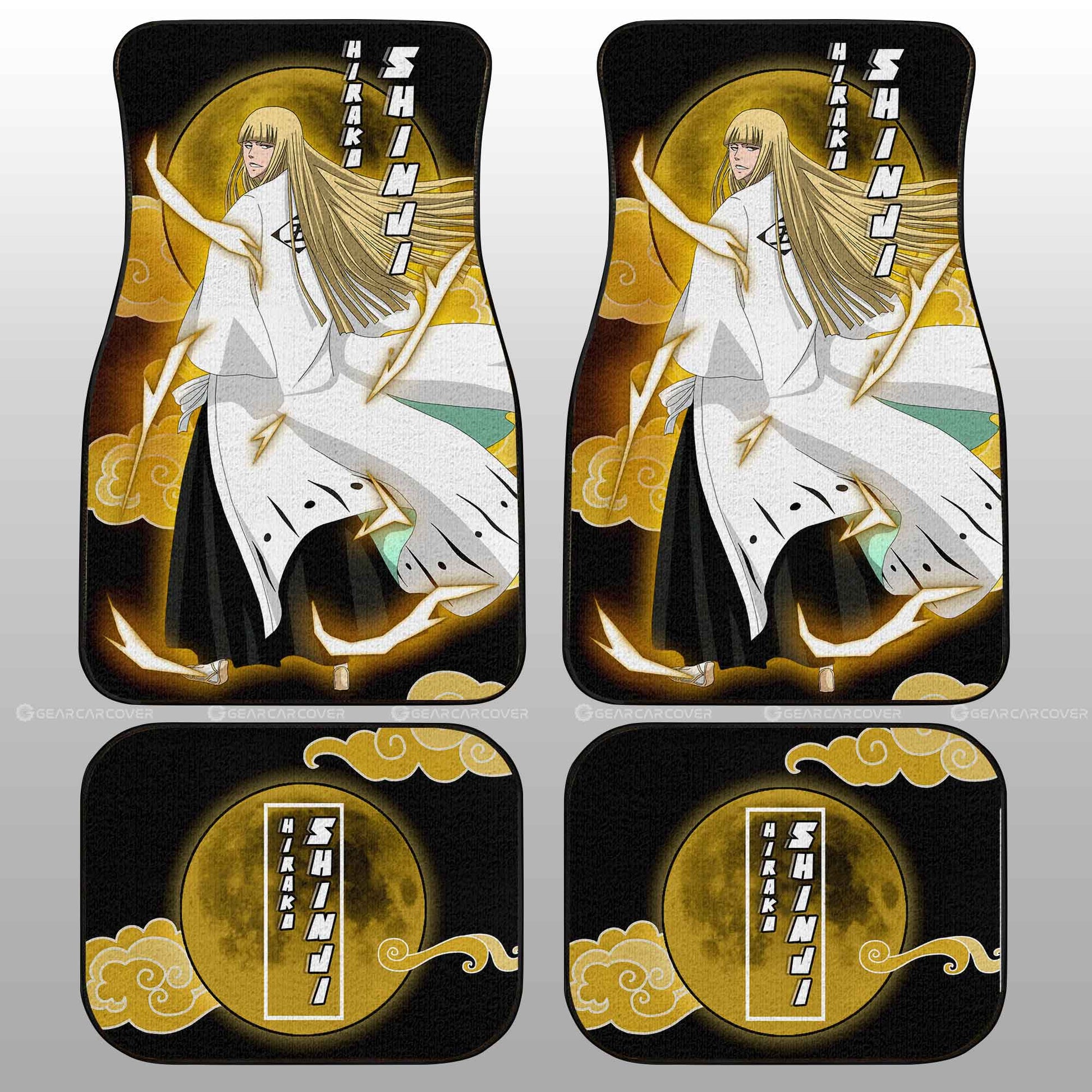 Hirako Shinji Car Floor Mats Custom Anime Bleach Car Interior Accessories - Gearcarcover - 2