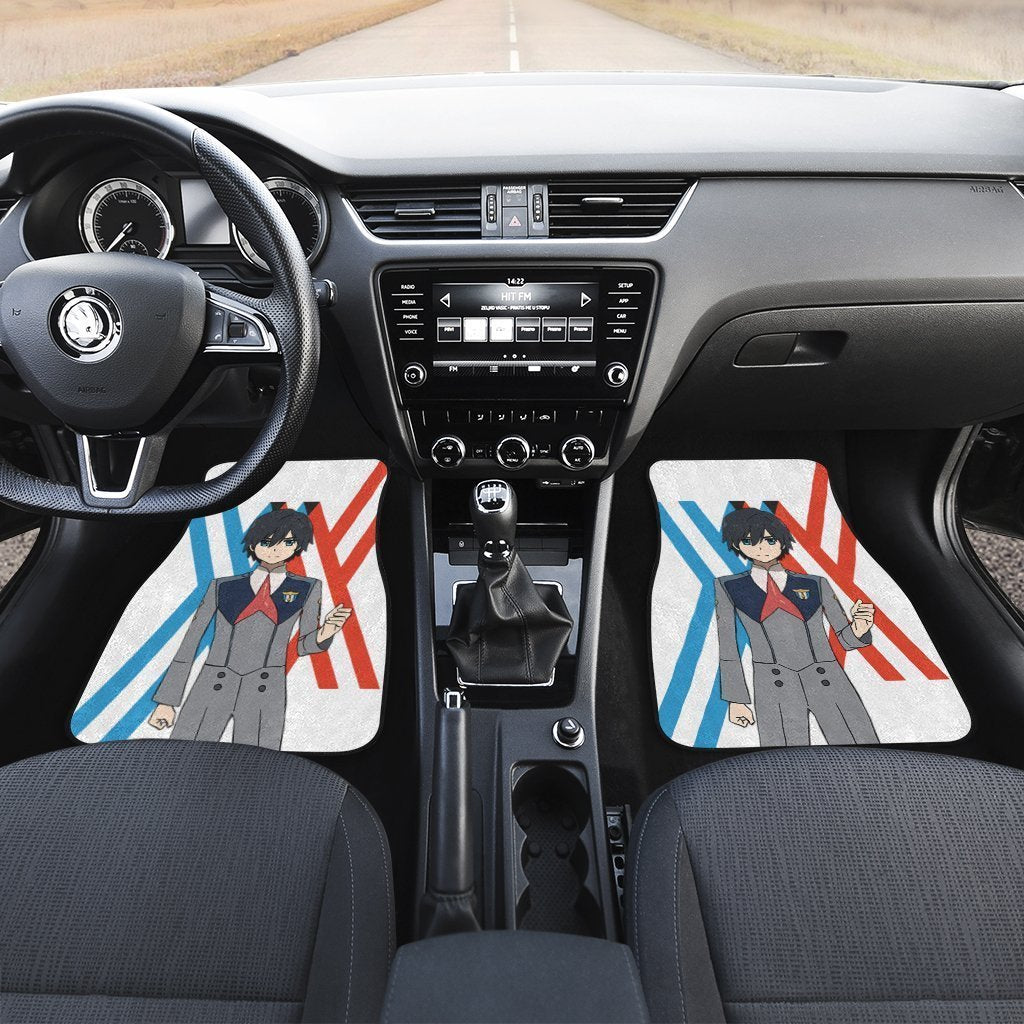 Hiro Code 016 Car Floor Mats Custom Anime Darling In The Franxx Car Accessories - Gearcarcover - 3