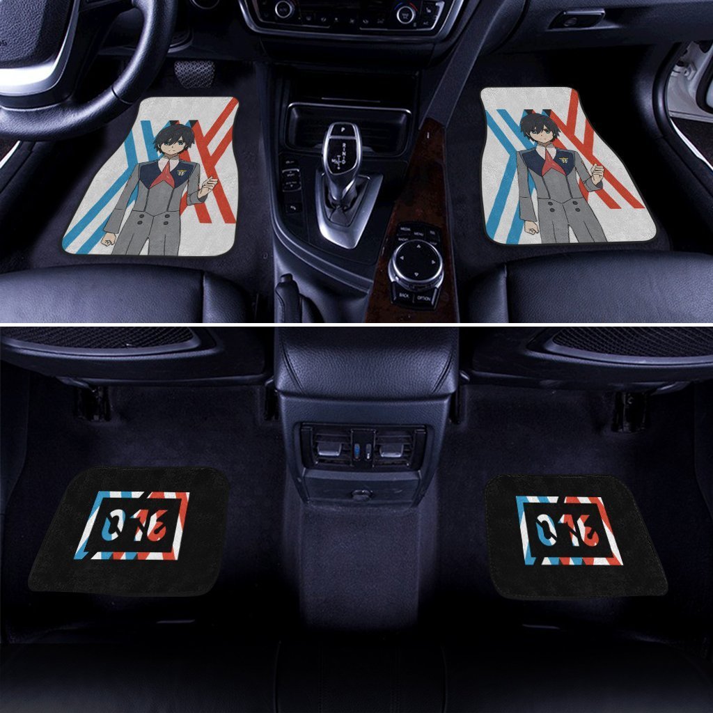 Hiro Code 016 Car Floor Mats Custom Anime Darling In The Franxx Car Accessories - Gearcarcover - 4