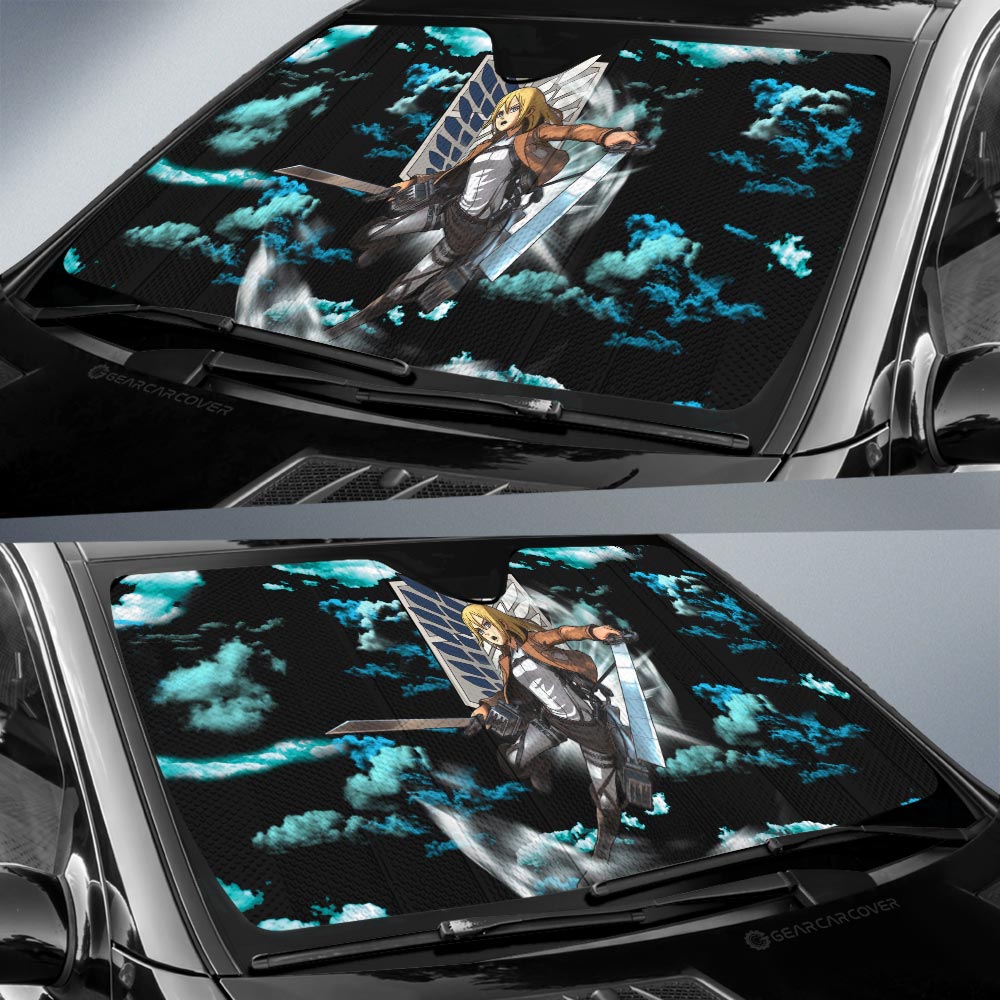Historia Reiss Car Sunshade Custom Attack On Titan Anime Car Interior Accessories - Gearcarcover - 3