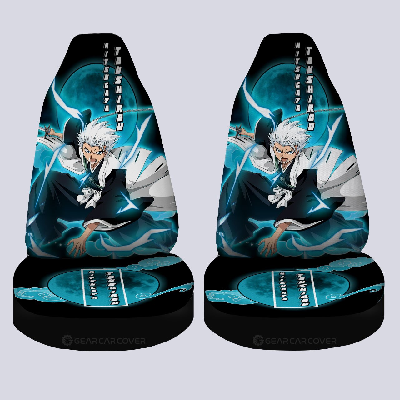 Hitsugaya Toushirou Car Seat Covers Custom Anime Bleach Car Accessories - Gearcarcover - 4