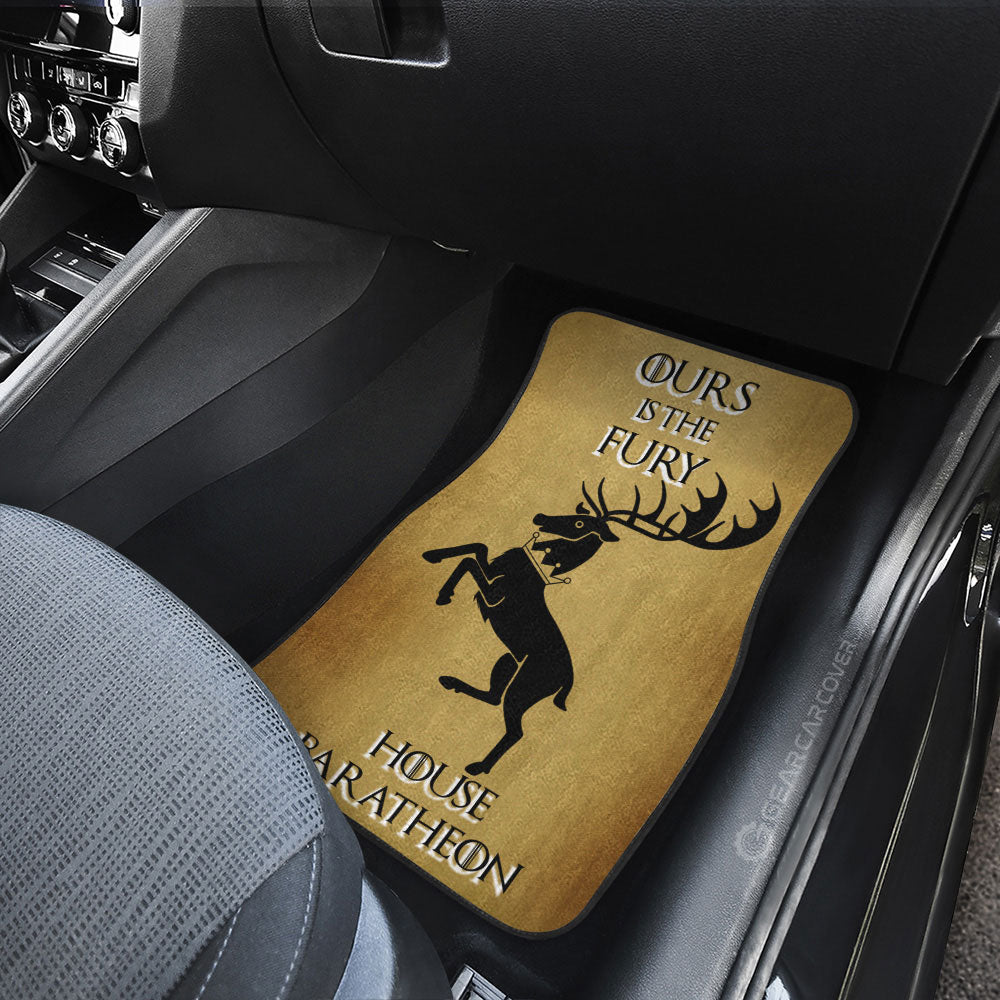 House Baratheon Car Floor Mats Custom Game Of Throne - Gearcarcover - 3