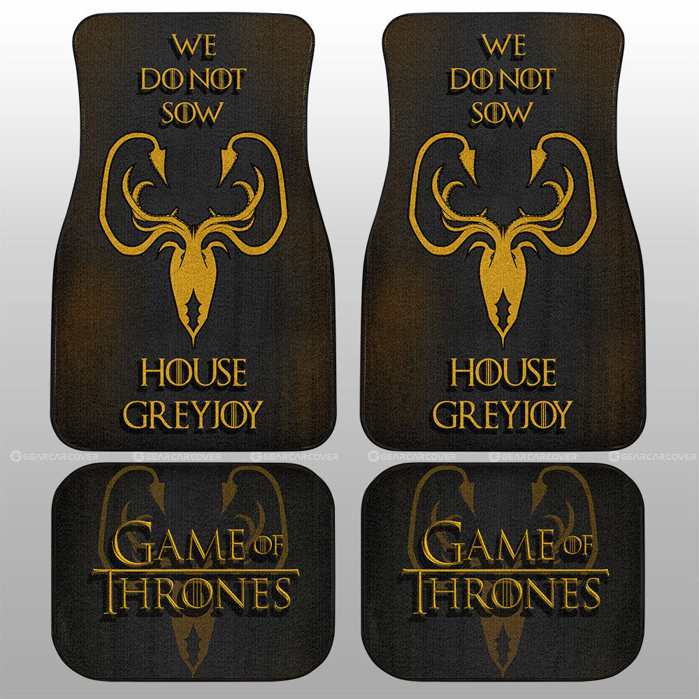 House Greyjoy Car Floor Mats Custom Game Of Throne - Gearcarcover - 1