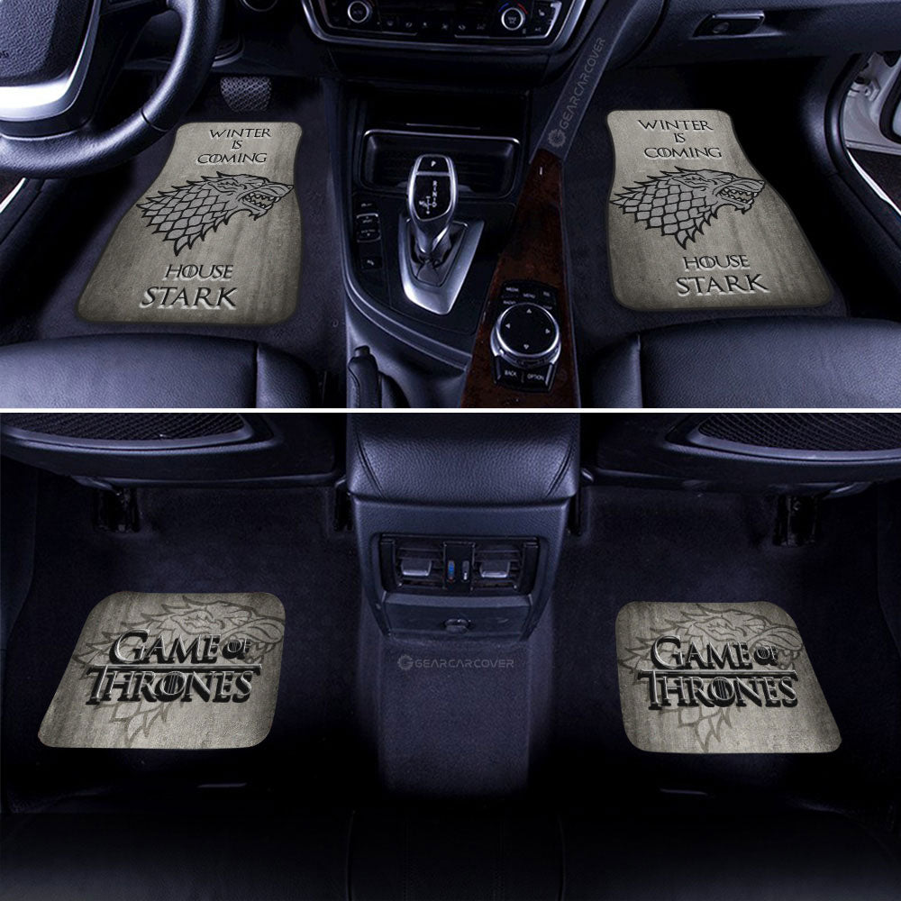 House Stark Car Floor Mats Custom Game Of Throne - Gearcarcover - 2