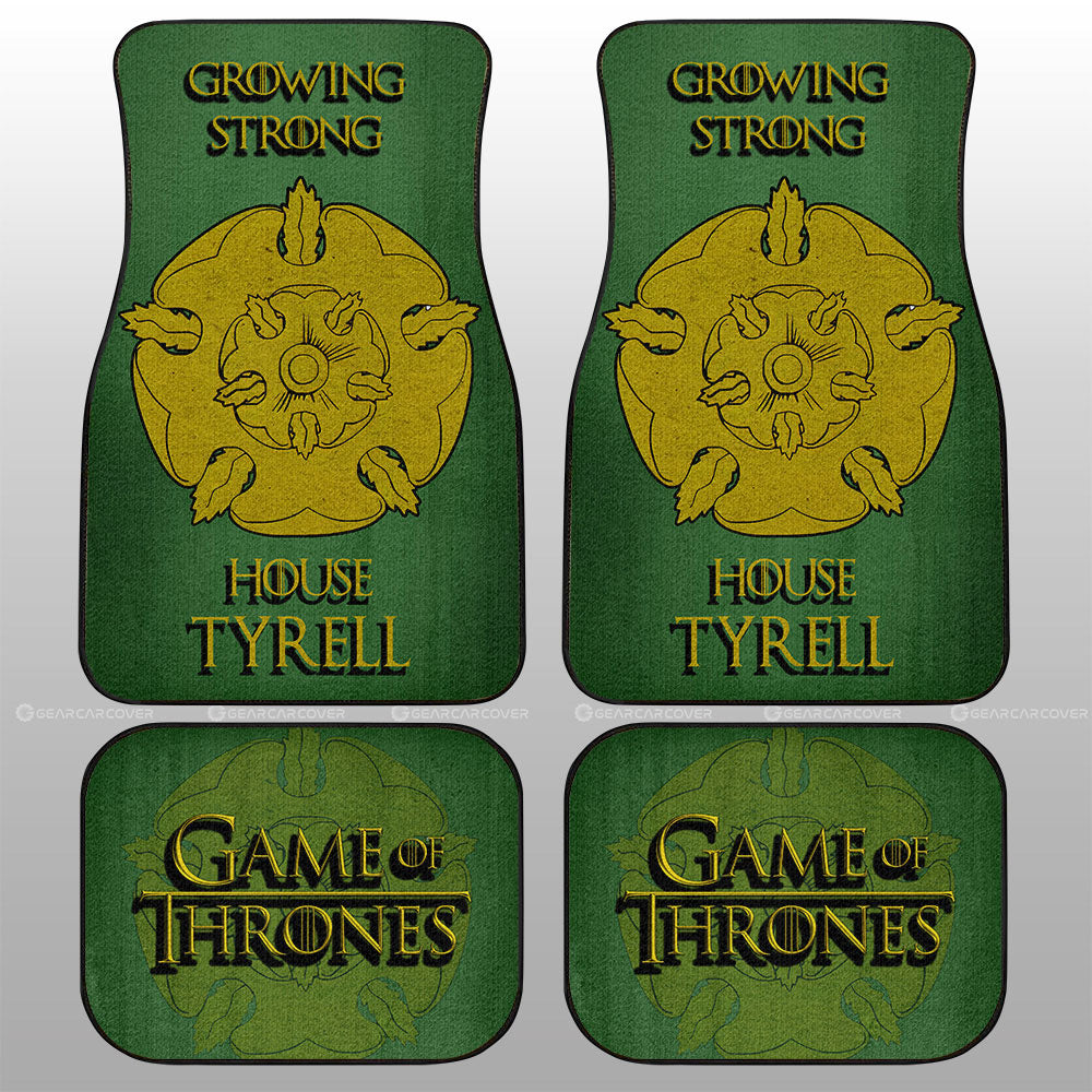 House Tyrell Car Floor Mats Custom Game Of Throne - Gearcarcover - 1
