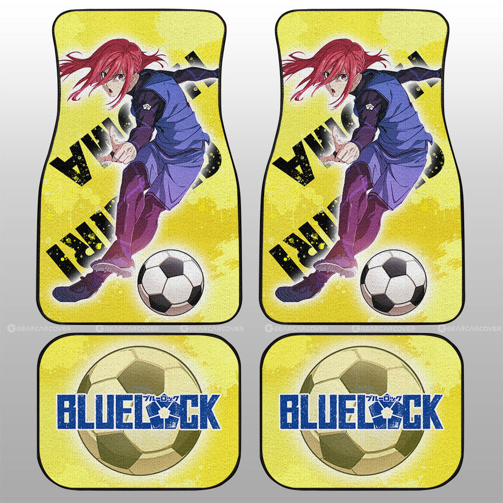 Hyoma Chigiri Car Floor Mats Custom Blue Lock Anime - Gearcarcover - 1