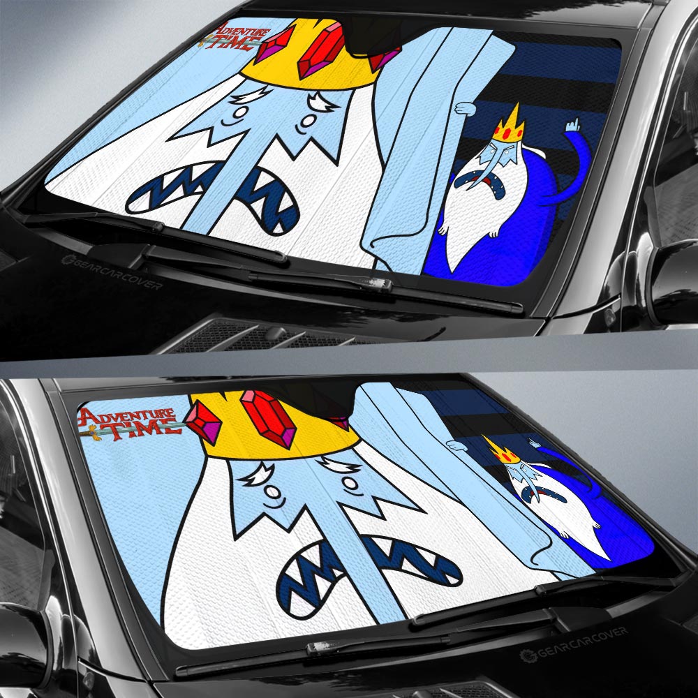 Ice King Car Sunshade Custom Adventure Time Car Accessories - Gearcarcover - 2