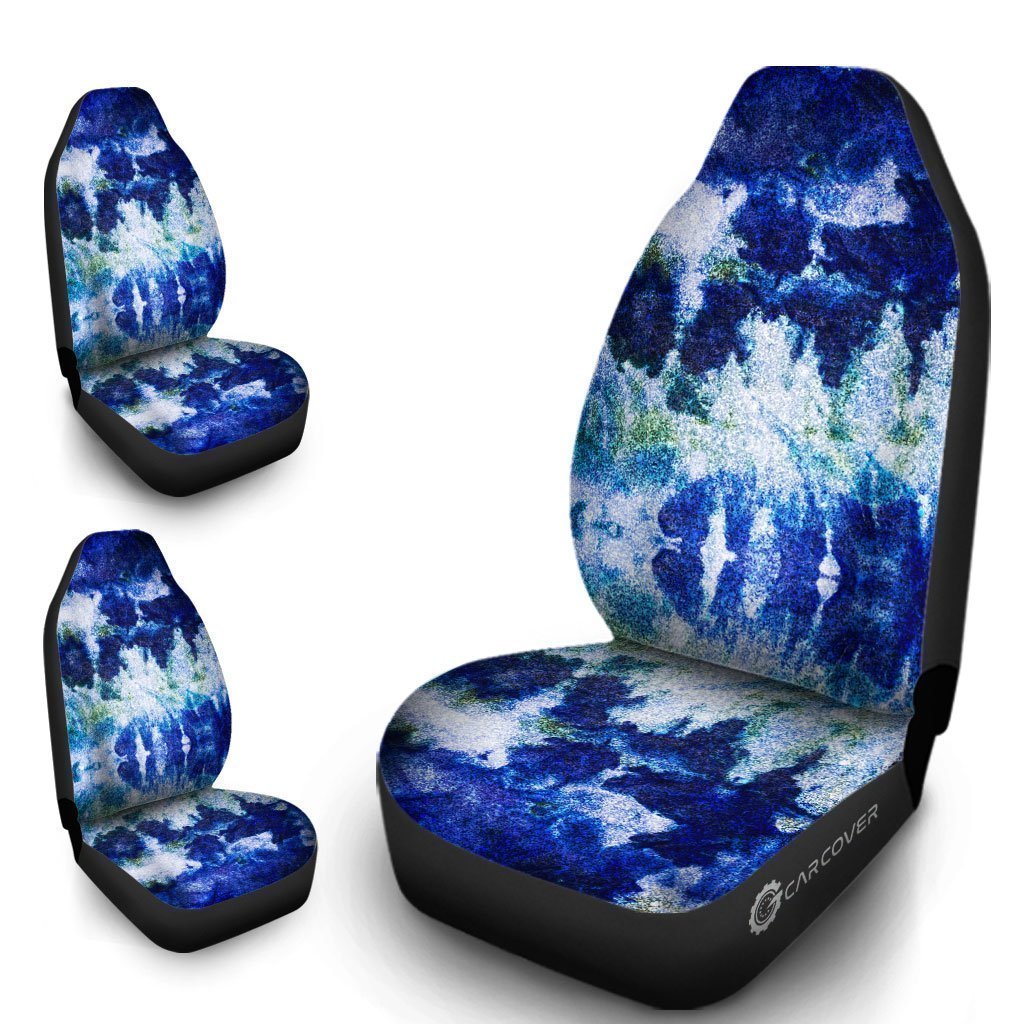 Ice Tie Dye Car Seat Covers Custom Hippie Car Accessories - Gearcarcover - 4