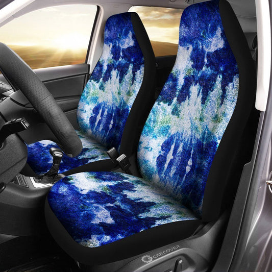Ice Tie Dye Car Seat Covers Custom Hippie Car Accessories - Gearcarcover - 2