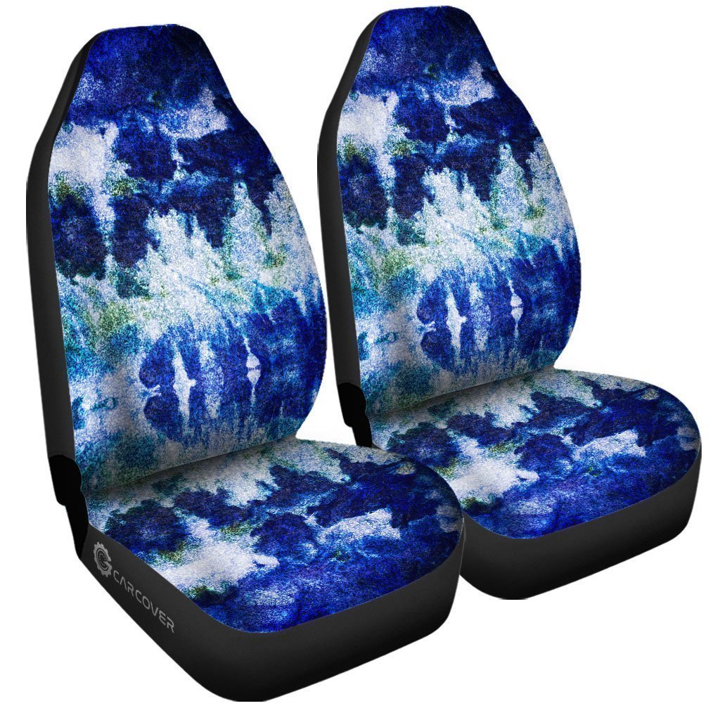 Ice Tie Dye Car Seat Covers Custom Hippie Car Accessories - Gearcarcover - 3
