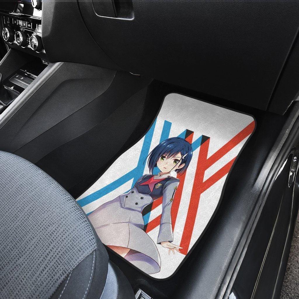 Ichigo Code 015 Car Floor Mats Custom Darling In The Franxx Anime Car Accessories - Gearcarcover - 4