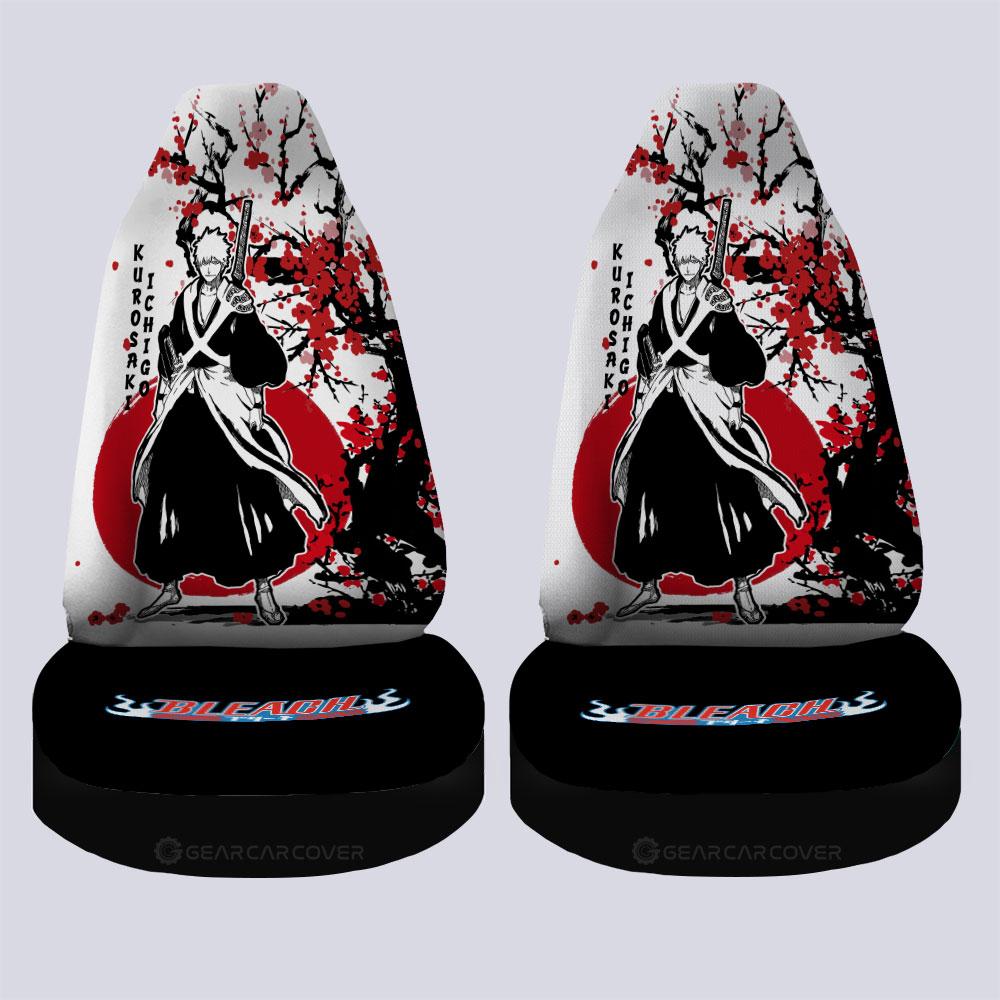 Ichigo Kurosaki Car Seat Covers Custom Japan Style Anime Bleach Car Interior Accessories - Gearcarcover - 4