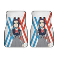 Ikuno Code 196 Car Floor Mats Custom Darling In The Franxx Anime Car Accessories - Gearcarcover - 2