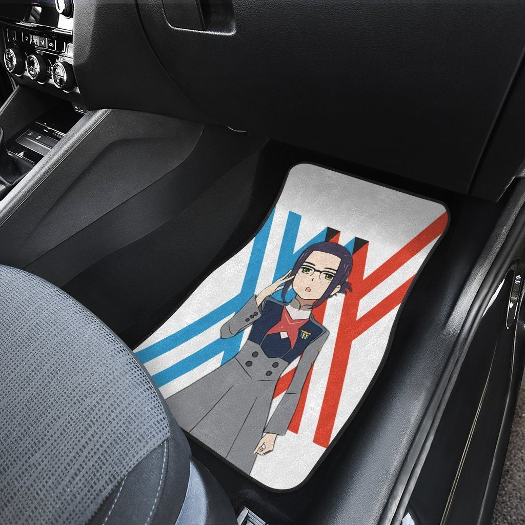 Ikuno Code 196 Car Floor Mats Custom Darling In The Franxx Anime Car Accessories - Gearcarcover - 4