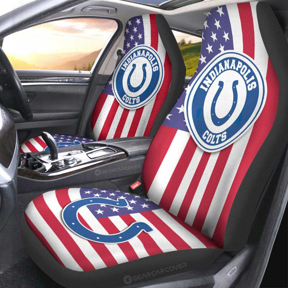 Indianapolis Colts Car Seat Covers Custom Car Decor Accessories - Gearcarcover - 2