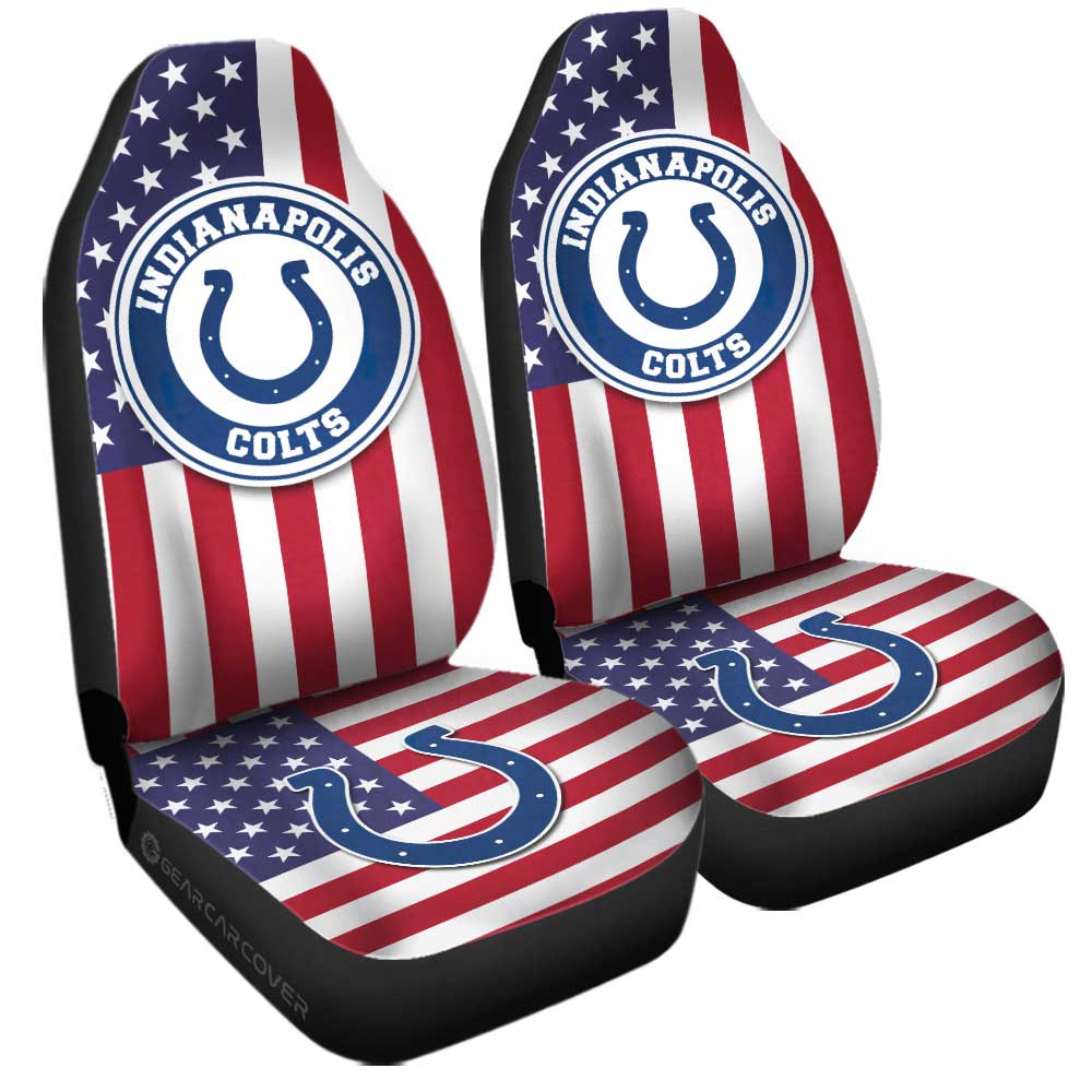 Indianapolis Colts Car Seat Covers Custom Car Decor Accessories - Gearcarcover - 3