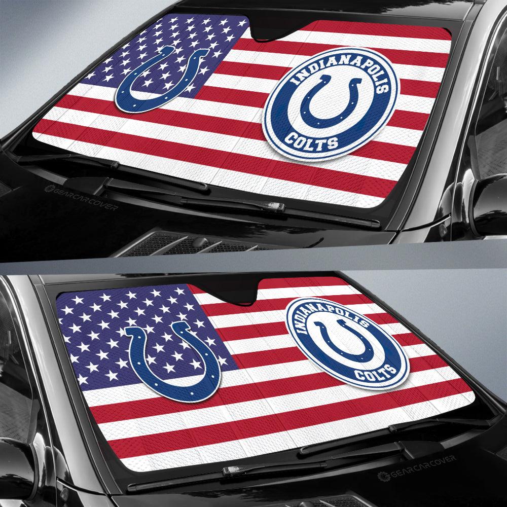 Indianapolis Colts Car Sunshade Custom Car Decor Accessories - Gearcarcover - 2