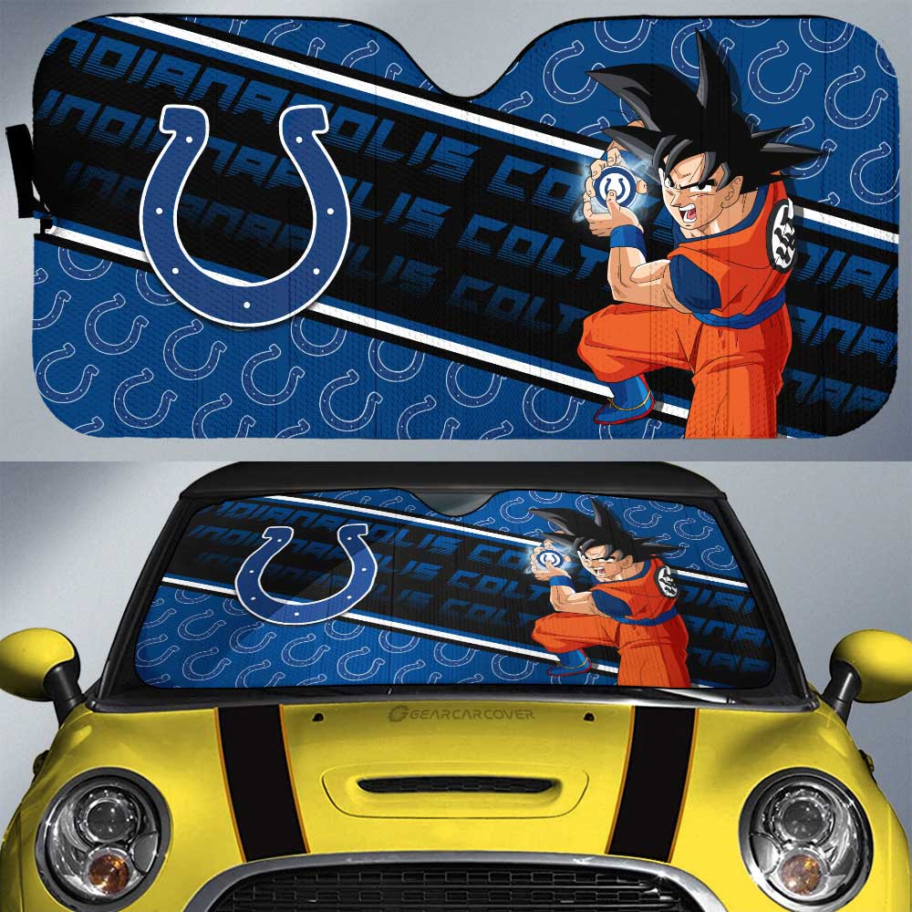 Indianapolis Colts Car Sunshade Custom Car Decorations For Fans - Gearcarcover - 1