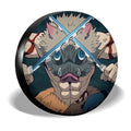 Inosuke Spare Tire Cover Custom Demon Slayer Anime Car Accessoriess - Gearcarcover - 2